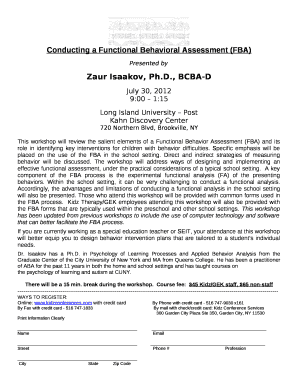 Conducting a Functional Behavioral Assessment (FBA)