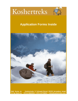 Application Forms Inside