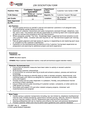 Department & Cost Center: