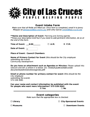 Once form is completed, email it to Jenny Misquez at jemisquezlas-cruces