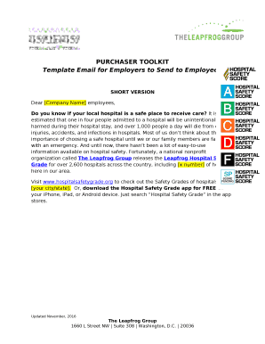 Template Email for Employers to Send to Employees template