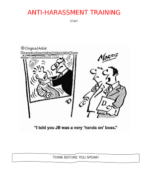 ANTI-HARASSMENT TRAINING