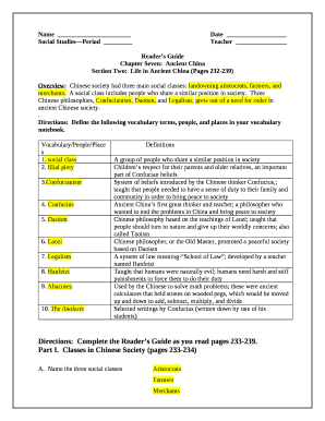 Social StudiesPeriodTeacher