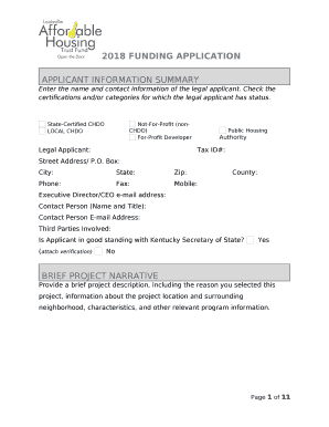 Enter the name and contact information of the legal applicant
