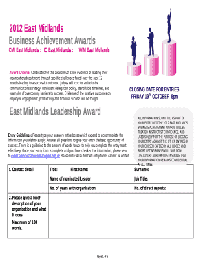 Business Achievement Awards