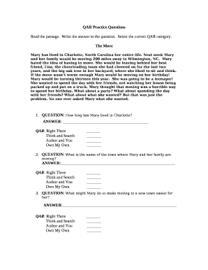qar practice questions doc template pdffiller