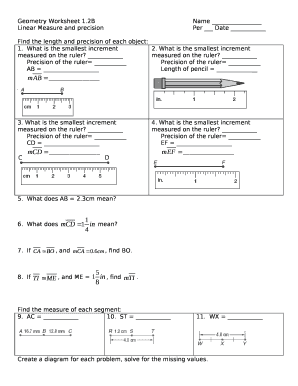 Linear Measure and precisionPer Date