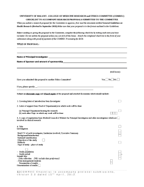 comrec research protocol template