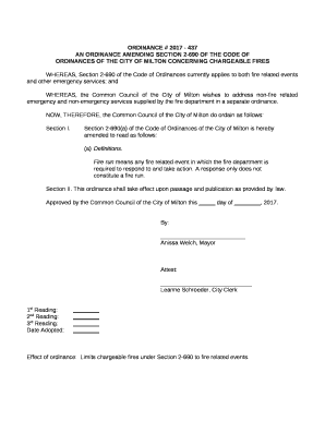 AN ORDINANCE AMENDING SECTION 2-690 OF THE CODE OF
