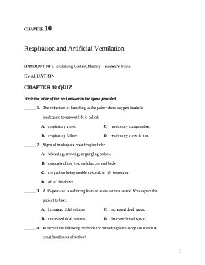 title"Respiration and Artificial Ventilation template