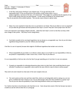 - Chapter 2: Cornucopia of Choices