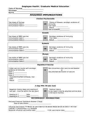 Employee Health / Graduate Medical Education