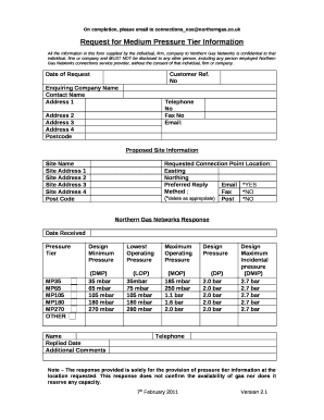 On completion, please email to connectionsnoenortherngas