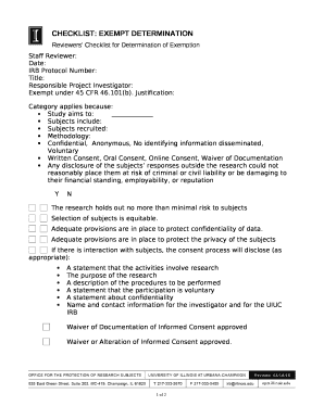 Exempt under 45 CFR 46