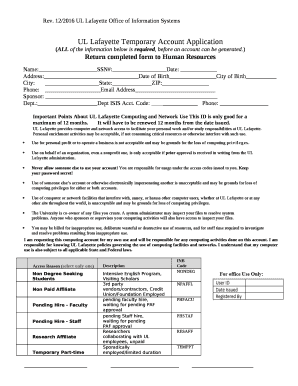 (ALL of the information below is required, before an account can be generated