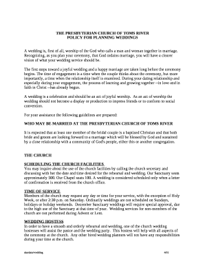 THE PRESBYTERIAN CHURCH OF TOMS RIVER