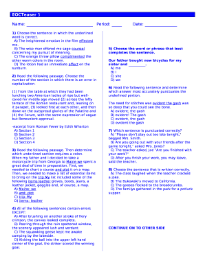 Choose the sentence in which the underlined word is correct