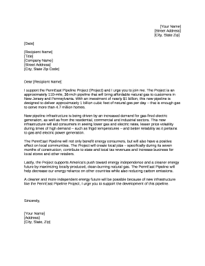I support the PennEast Pipeline Project (Project) and I urge you to join me