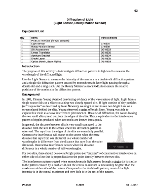 Diffraction of Light