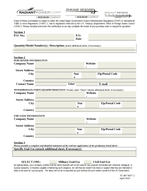 Export of these commodities is subject to either the United States Governments Export Administration Regulations (EAR) or International Traffic in Arms Regulations (ITAR) ), and to regulations enforced by the U