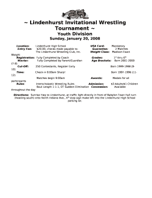 Lindenhurst Invitational Wrestling Tournament