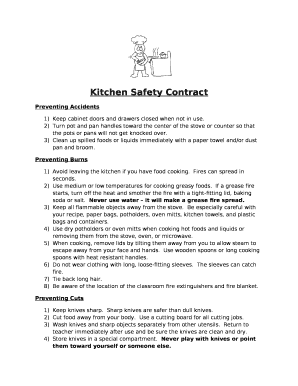 safety contract template