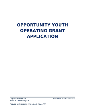 OPPORTUNITY YOUTH
