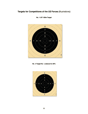 Fillable Online Targets for Competitions of the US Forces ...