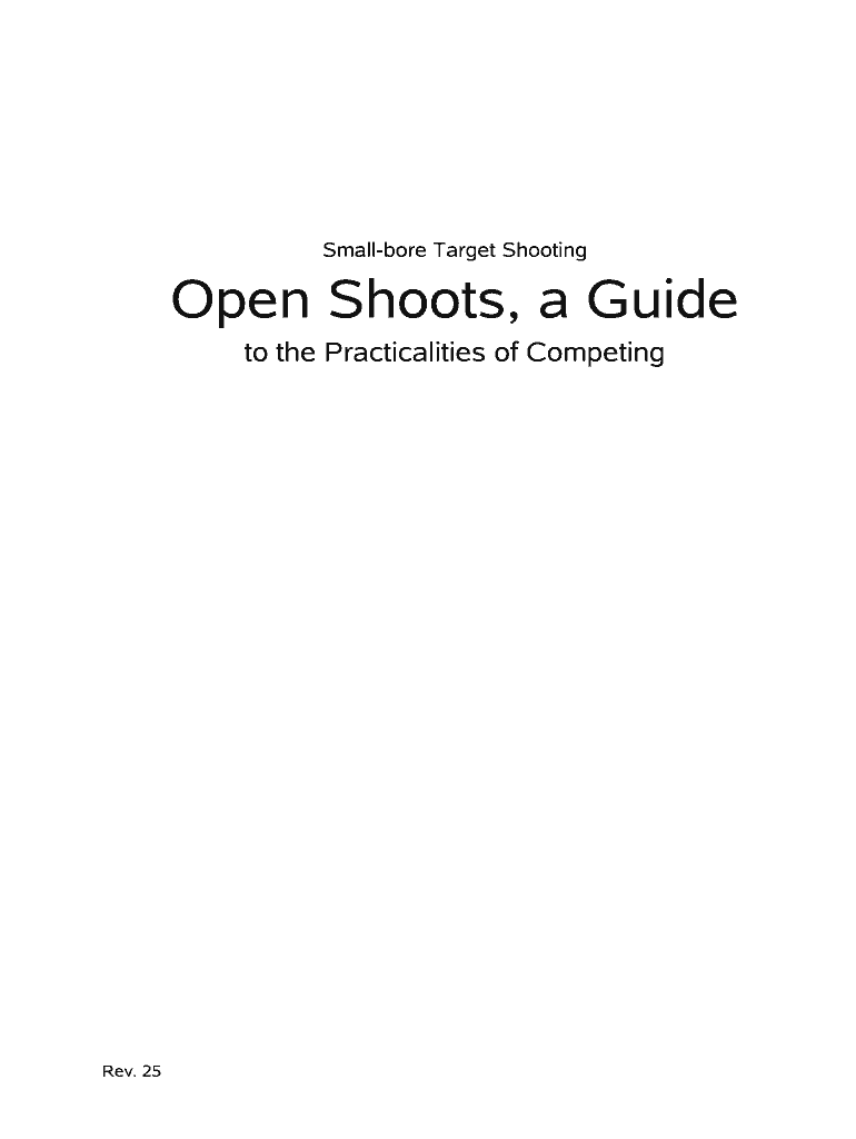 Fillable Online Small-bore Target Shooting Fax Email Print - pdfFiller
