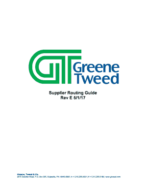 Fillable Online Supplier Routing Guide Fax Email Print - pdfFiller