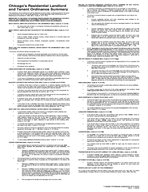 Fillable Online Chicago's Residential Landlord Fax Email Print - pdfFiller