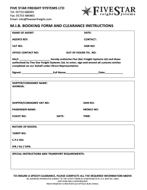 FIVE STAR FREIGHT SYSTEMS LTD