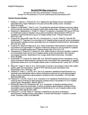 Bibliography of cpr