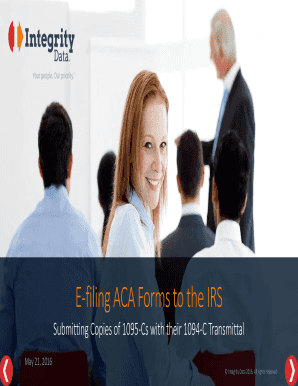 Fillable Online E-filing ACA Forms to the IRS Fax Email Print - pdfFiller