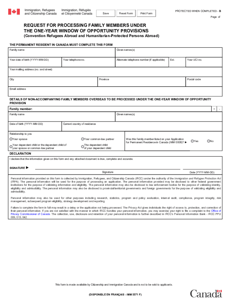 imm 5571 form Preview on Page 1