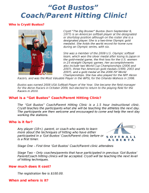 Coach/Parent Hitting Clinic
