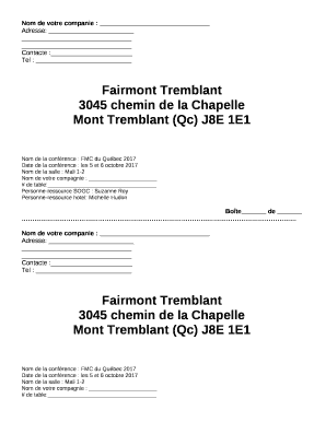 Nom de votre companie: