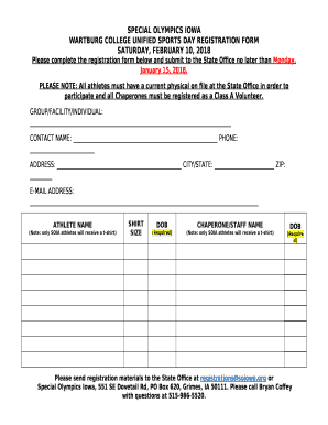 Please complete the registration form below and submit to the State Office no later than Monday, January 15, 2018