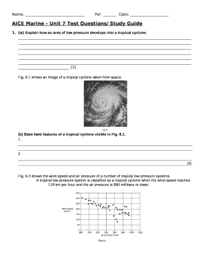 Unit 7 test study guide