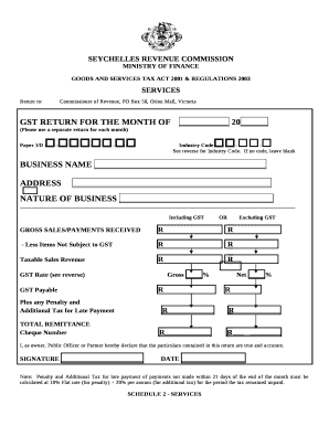 Return to:Commissioner of Revenue, PO Box 50, Orion Mall, Victoria