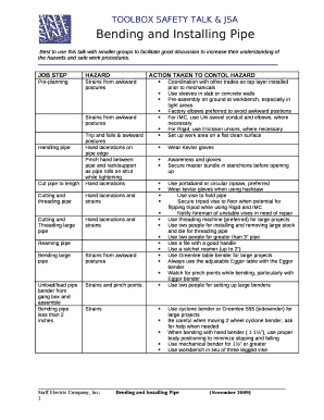Best to use this talk with smaller groups to facilitate good discussion to increase their understanding of the hazards and safe work procedures
