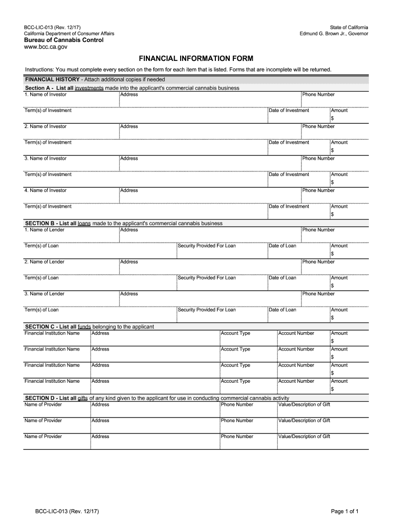 form bureau cannabis control Preview on Page 1