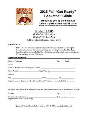 Brought to you by the Salisbury University Mens Basketball Team