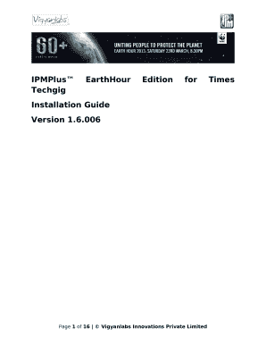 IPMPlus EarthHour Edition for Times Techgig
