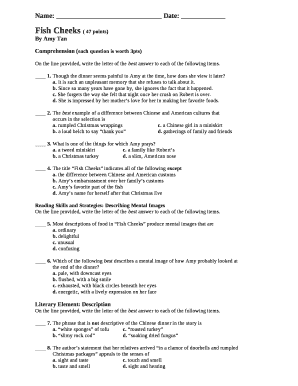 Fish cheeks pdf
