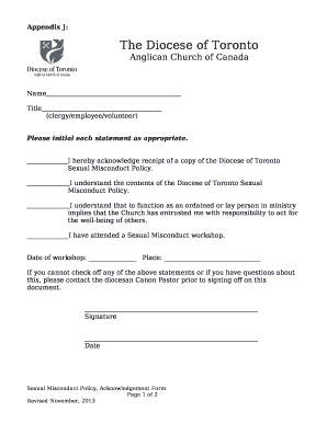 The Diocese of Toronto