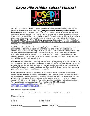 The PTO of Sayreville Middle School and the Middle School Music Department are proud to present this years musical, Joseph and the Amazing Technicolor Dreamcoat