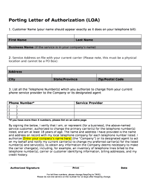Customer Name (your name should appear exactly as it does on your telephone bill):