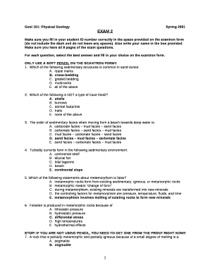 Make sure you fill in your student ID number correctly in the space provided on the scantron form (do not include the dash and do not leave any spaces)