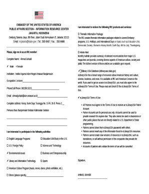 PUBLIC AFFAIRS SECTION INFORMATION RESOURCE CENTER